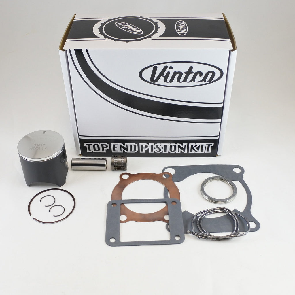 TOP END PISTON KIT 77-78 YAMAHA YZ 125 57.5mm OVER 2K6-11111-00-00 VINTCO KTY02-1.5