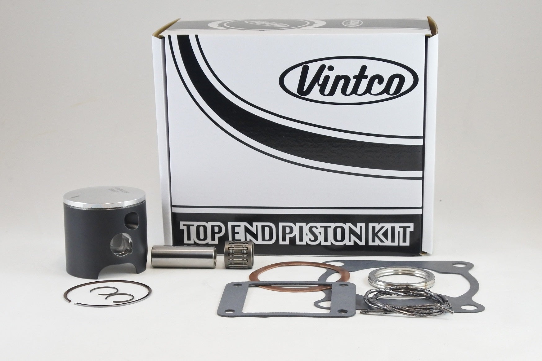 TOP END PISTON KIT 78-78 YAMAHA YZ 125 57.5mm 1.5mm OVER VINTCO KTY03-1.5