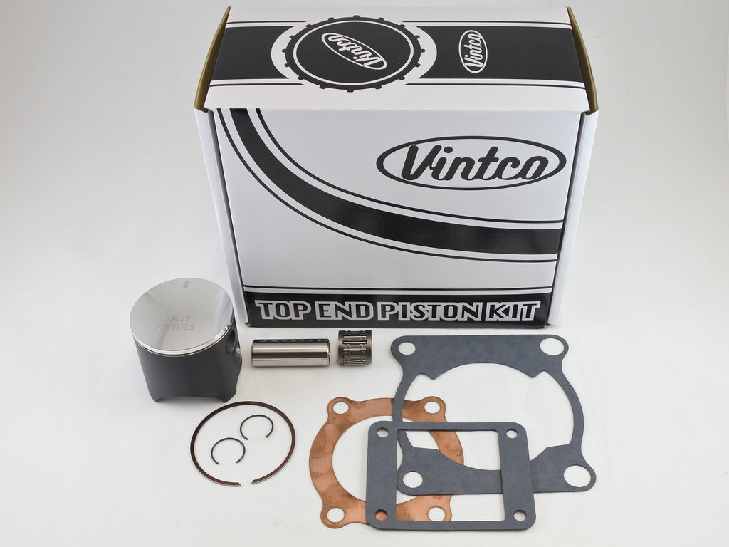 TOP END PISTON KIT 79-79 YAMAHA YZ 125 56.5mm 0.5mm OVER 2K6-11111-00-00 VINTCO KTY04-0.5