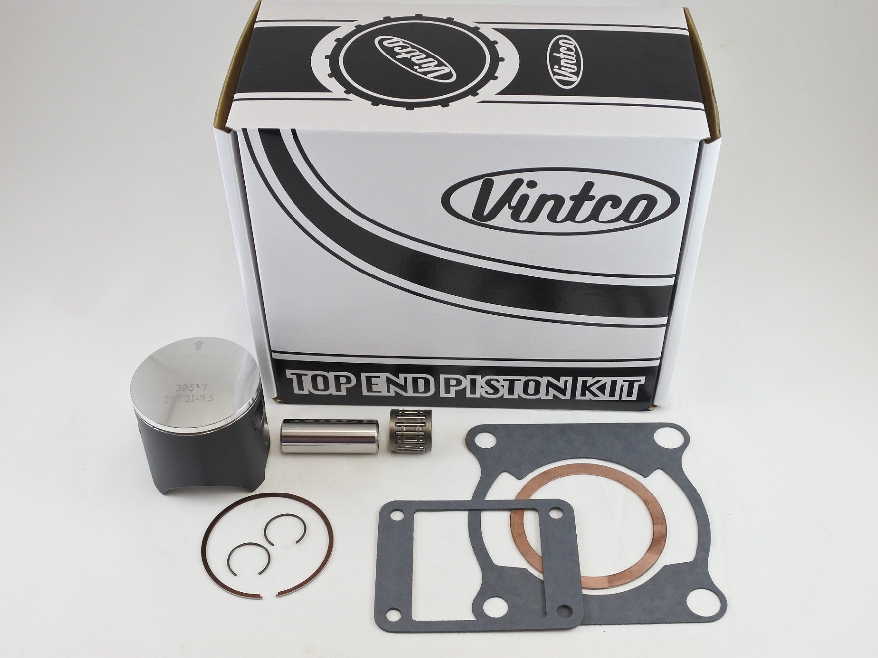 TOP END PISTON KIT 79-79 YAMAHA YZ 125 56.5mm OVER 2X3-11111-00-00 VINTCO KTY05-0.5