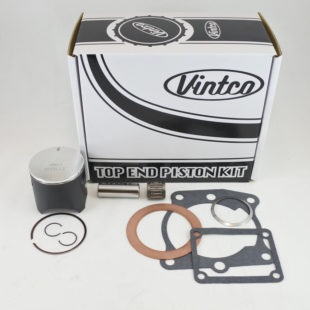 TOP END PISTON KIT 80-80 YAMAHA YZ 125 57.5mm 1.5mm OVER VINTCO KTY06-1.5