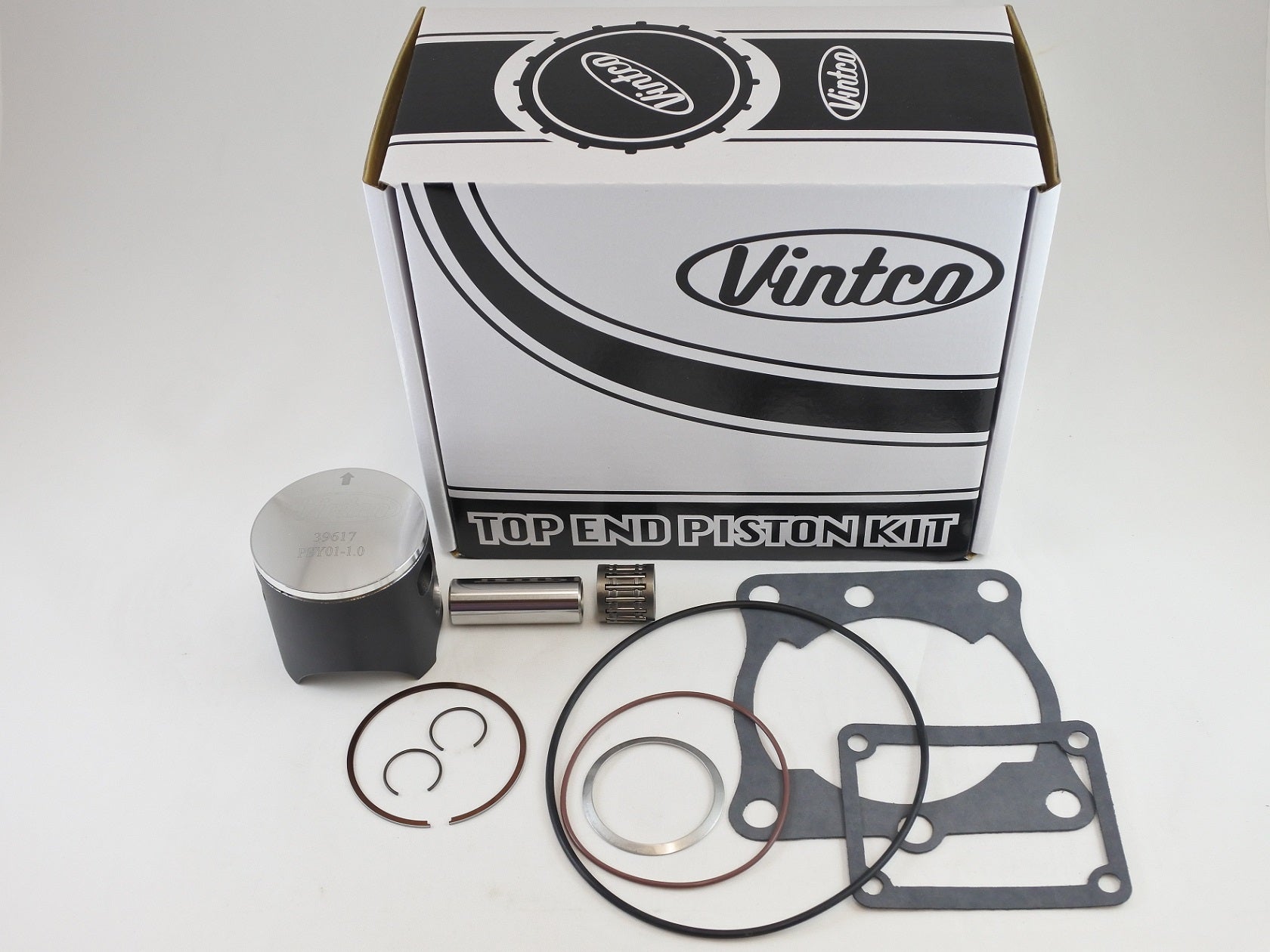 TOP END PISTON KIT 81-81 YAMAHA YZ 125 57.0mm 1.0mm OVER VINTCO KTY07-1.0