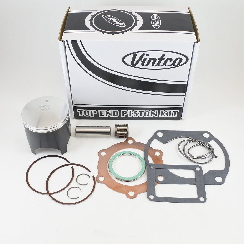 TOP END PISTON KIT 75-76 YAMAHA MX YZ 250 70.5mm OVER VINTCO KTY08-0.5