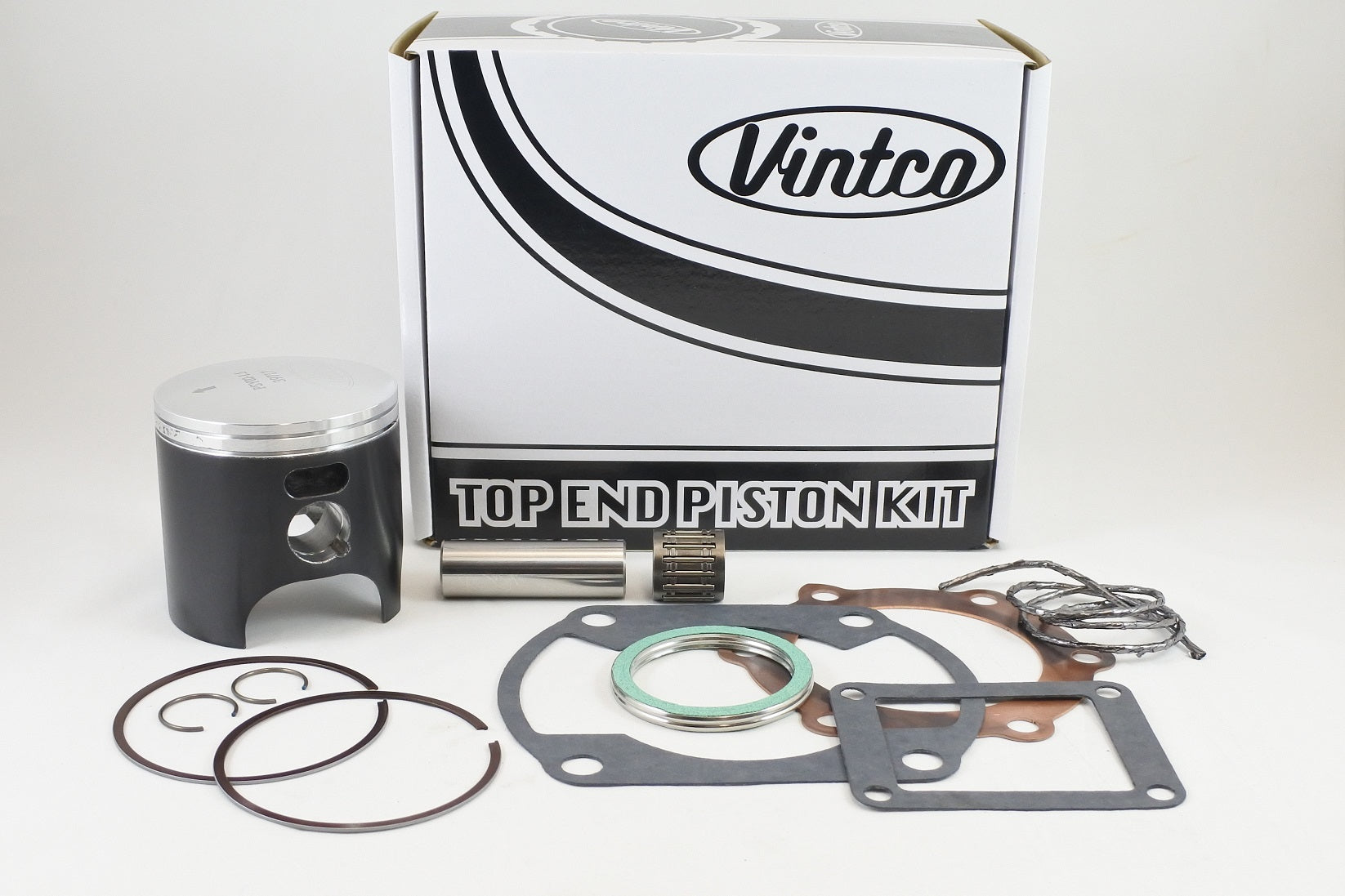 TOP END PISTON KIT 75-76 YAMAHA MX YZ 250 71.5mm 1.5mm OVER VINTCO KTY08-1.5