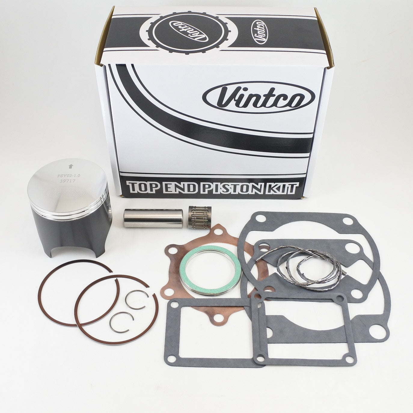 TOP END PISTON KIT 77-77 YAMAHA YZ 250 71.0mm 1.0mm OVER VINTCO KTY09-1.0