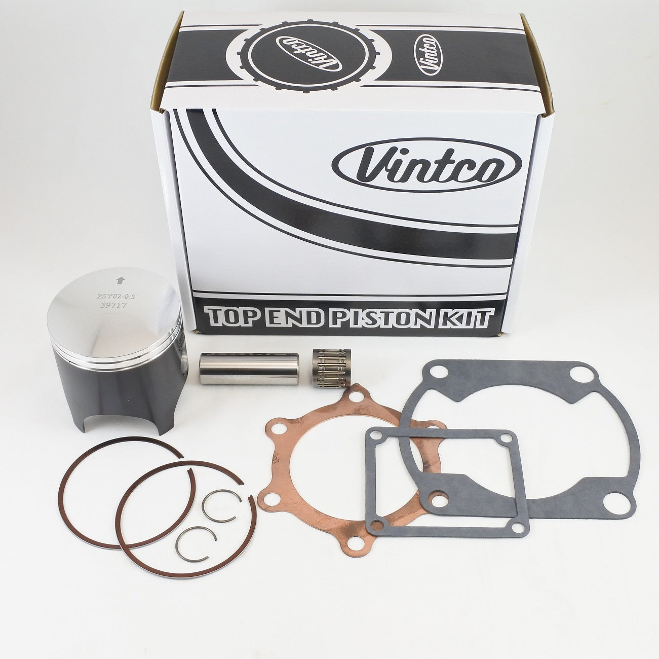 TOP END PISTON KIT 79-80 YAMAHA YZ IT 250 70.5mm 0.5mm OVER VINTCO KTY11-0.5