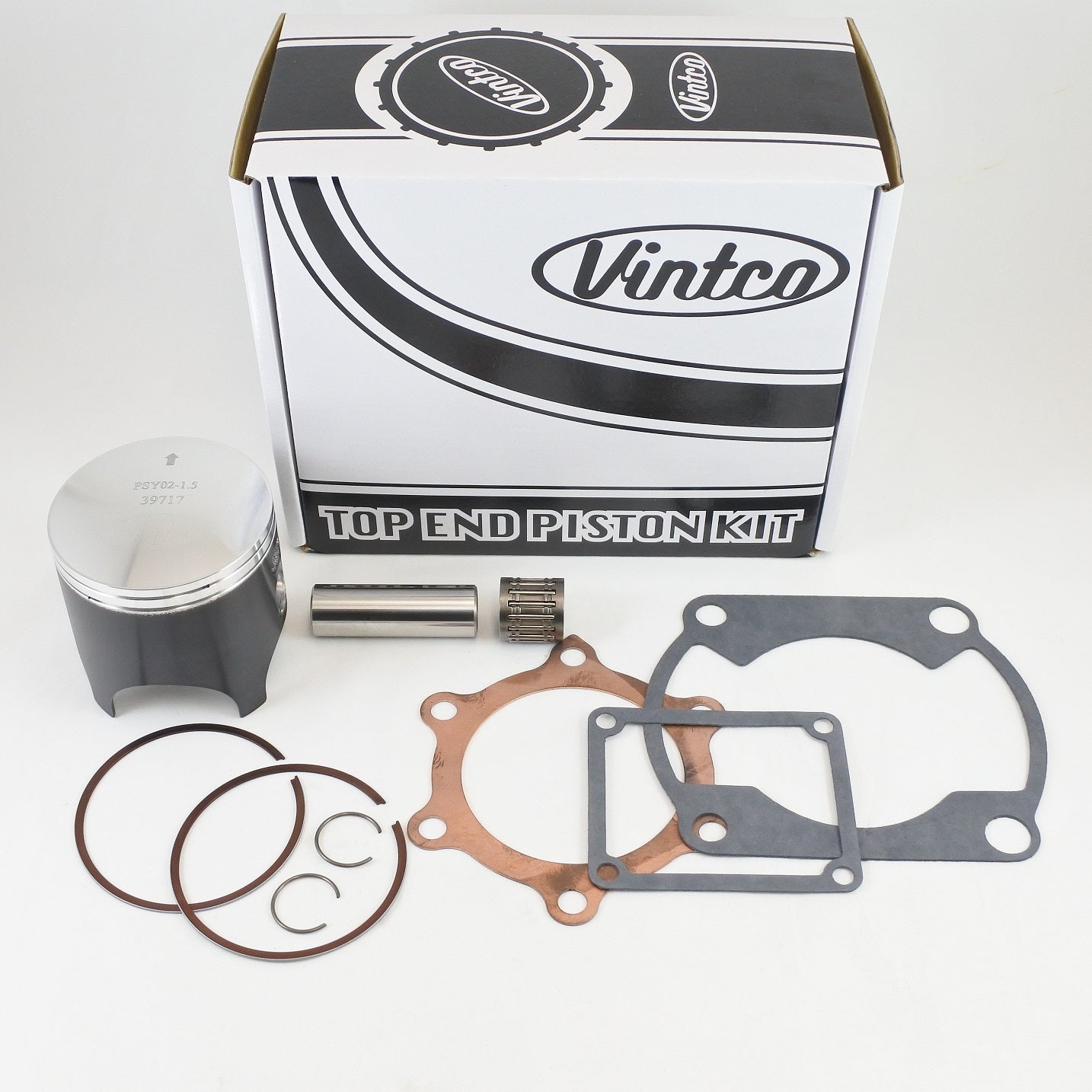 TOP END PISTON KIT 79-80 YAMAHA YZ IT 250 71.5mm OVER VINTCO KTY11-1.5