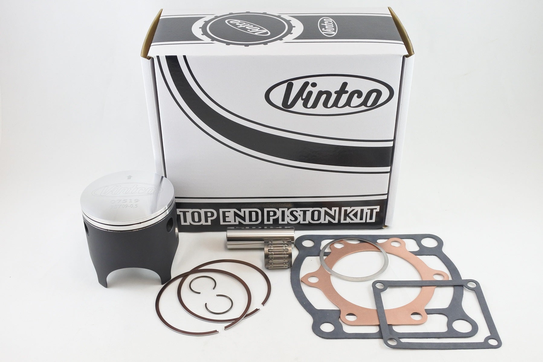 TOP END PISTON KIT 80-81 YAMAHA YZ 250 70.5mm 0.5mm OVER VINTCO KTY12-0.5