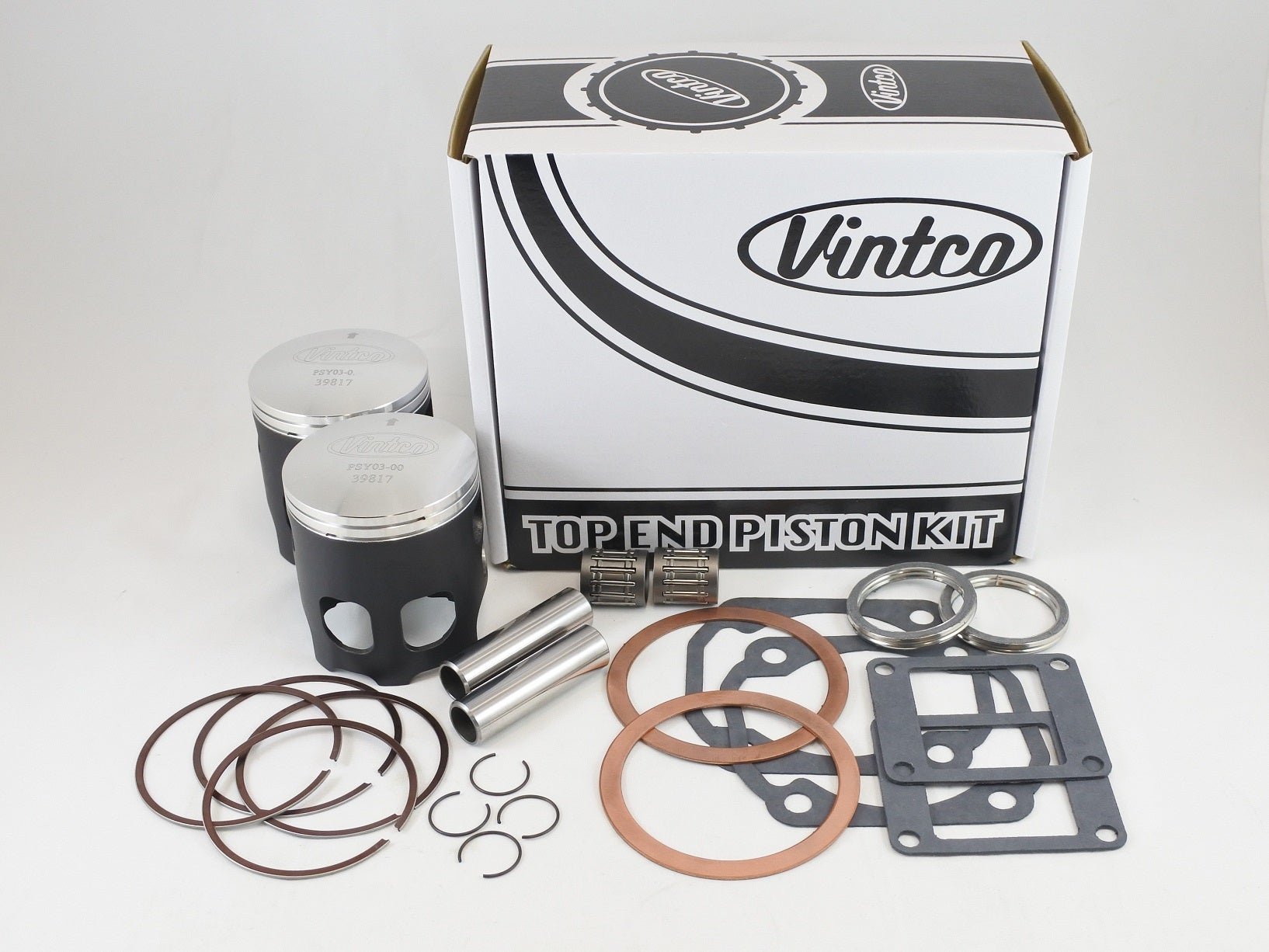 TOP END PISTON KIT 73-75 YAMAHA RD 350 64.0mm STANDARD VINTCO KTY13-00