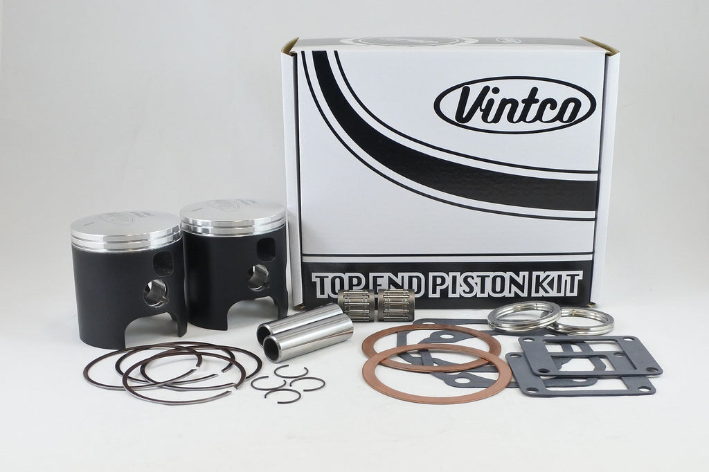 TOP END PISTON KIT 73-75 YAMAHA RD 350 65.0mm 1.0mm OVER VINTCO KTY13-1.0