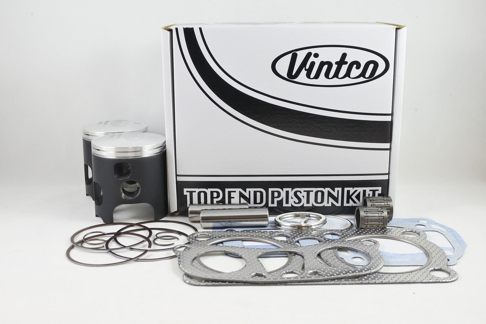 TOP END PISTON KIT 79-79 YAMAHA RD 400 65.0mm 1.0mm OVER VINTCO KTY18-1.0