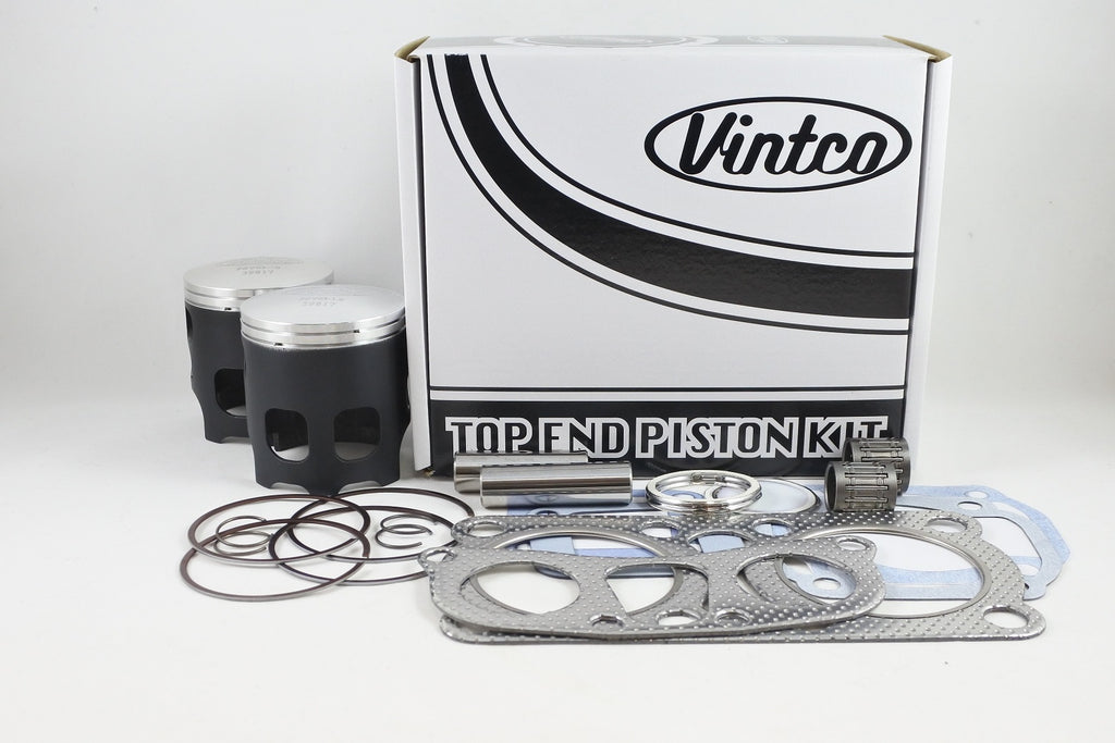 TOP END PISTON KIT 79-79 YAMAHA RD 400 65.0mm 1.0mm OVER VINTCO KTY18-1.0