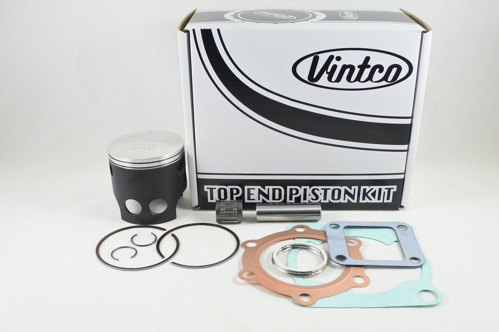 TOP END PISTON KIT 79-81 YAMAHA DT MX 175 67.5MM 1.5MM OVER VINTCO KTY26-1.5