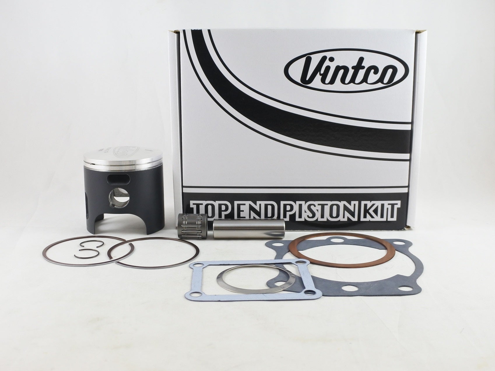 TOP END PISTON KIT 80-81 YAMAHA IT 175 66.5mm 0.5mm OVER VINTCO KTY28-0.5