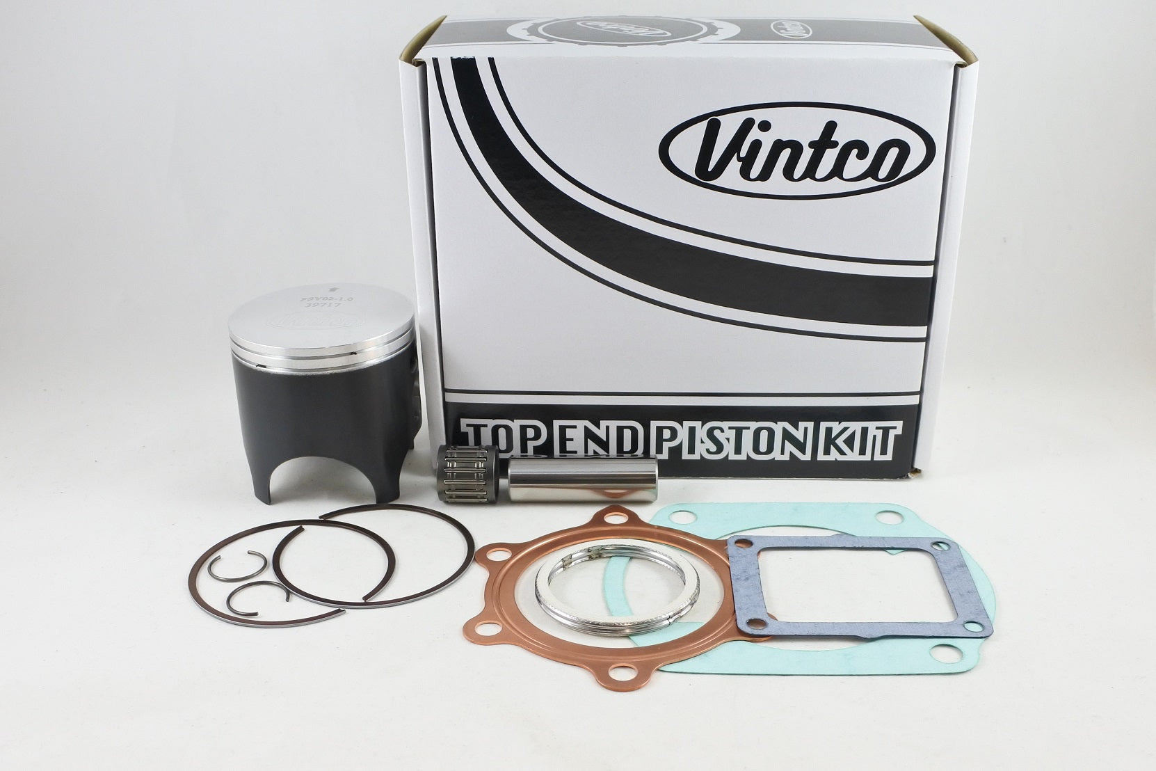 TOP END PISTON KIT 77-79 YAMAHA DT 250 71mm 1.0mm OVER VINTCO KTY41-1.0