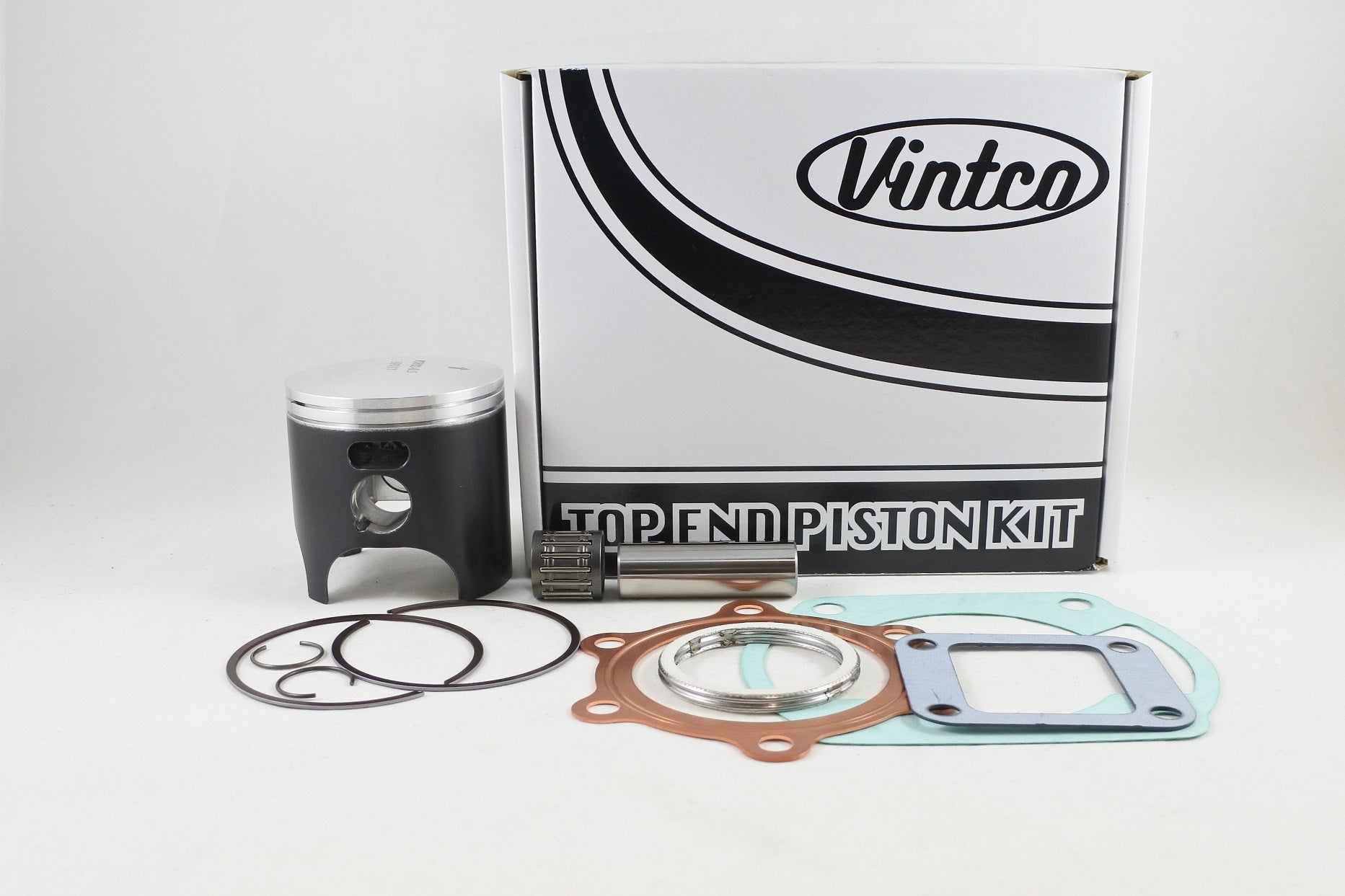 TOP END PISTON KIT 74-77 YAMAHA TY 250 70.5mm 0.5mm OVER VINTCO KTY42-0.5