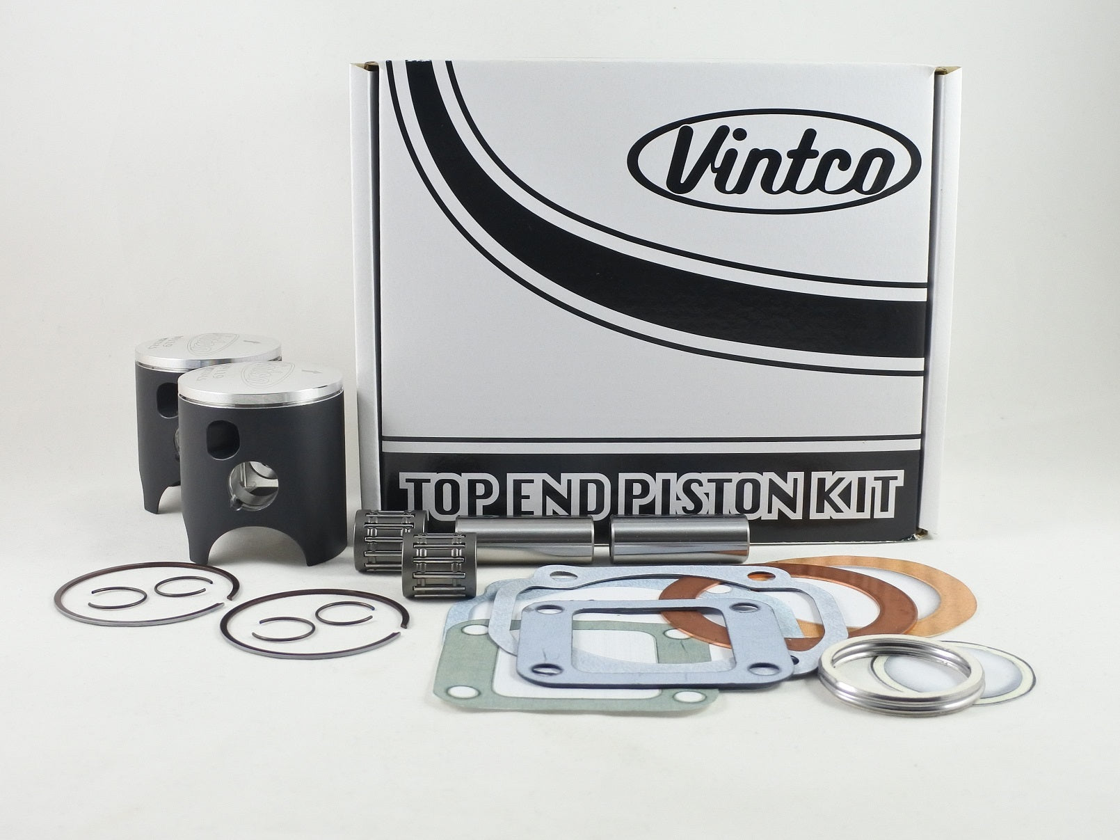 TOP END PISTON KIT 73-75 YAMAHA RD 250 55.5mm 1.5mm OVER VINTCO KTY47-1.5