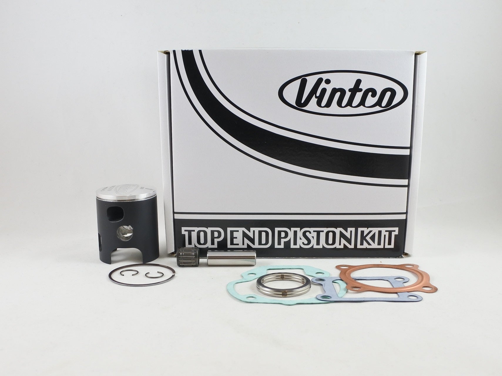 TOP END PISTON KIT 76-76 YAMAHA LB IIA 80 48.5mm +1.5mm OVER VINTCO KTY56-1.5