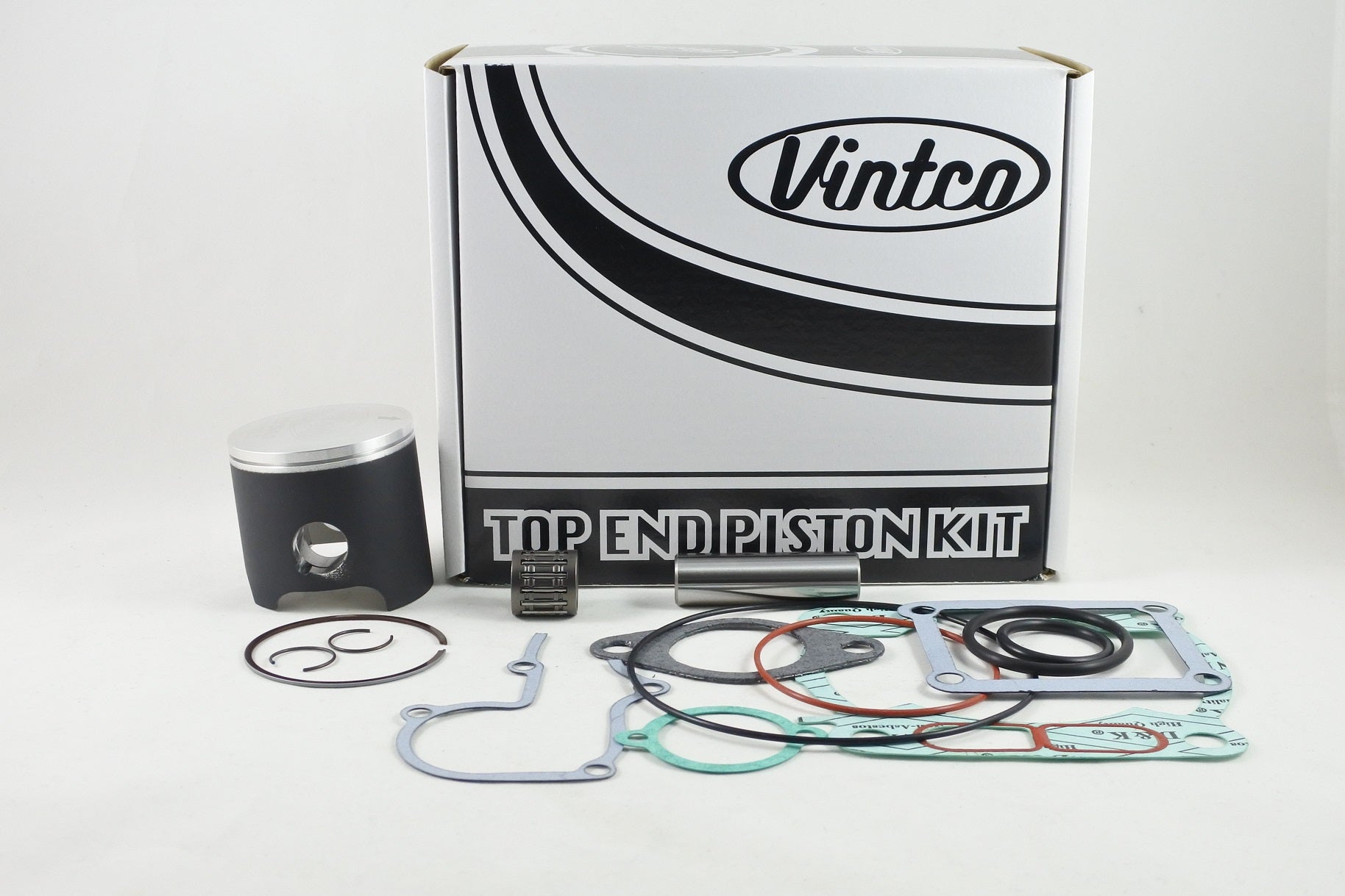 TOP END PISTON KIT 86-87 YAMAHA YZ 125 57mm 1.0mm OVER VINTCO KTY66-1.0