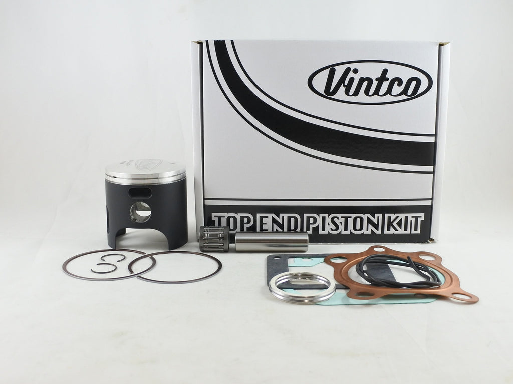 TOP END PISTON KIT 76-76 YAMAHA YZ 175 66.5mm 0.5mm OVER VINTCO KTY68-0.5