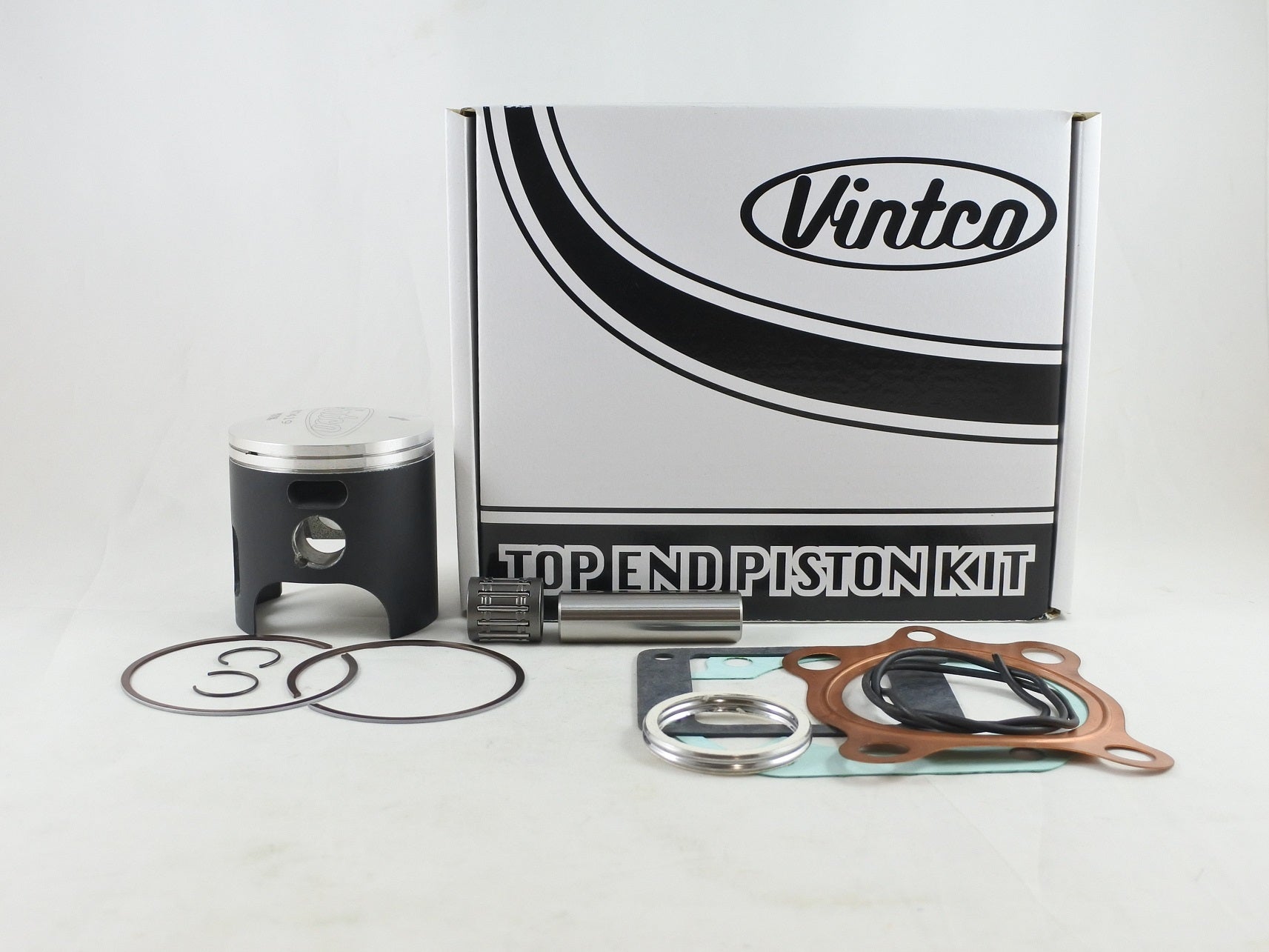 TOP END PISTON KIT 76-76 YAMAHA YZ 175 67mm 1.0mm OVER VINTCO KTY68-1.0
