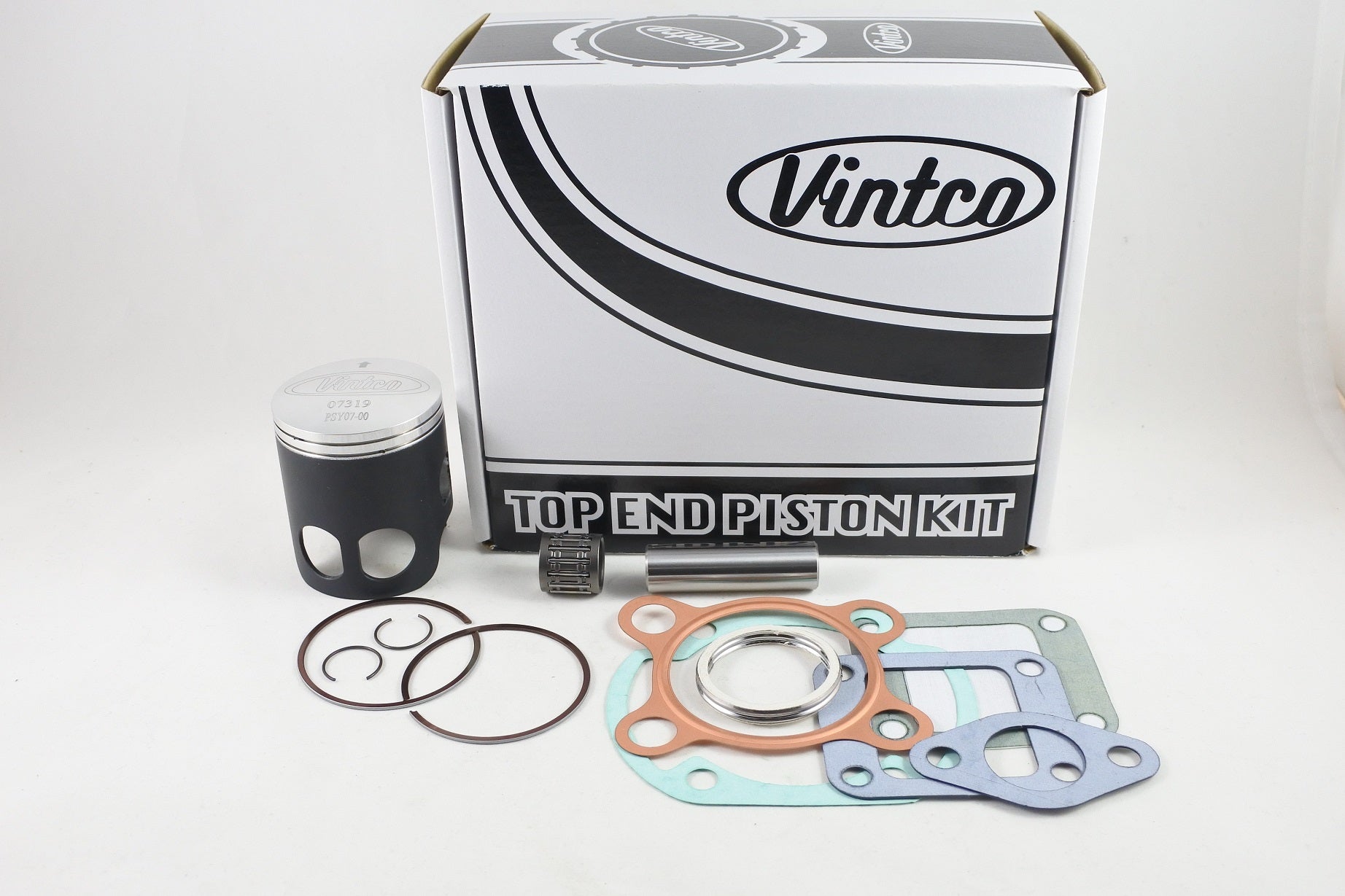 TOP END PISTON KIT 74-75 YAMAHA DT 125 56mm STANDARD VINTCO KTY69-00