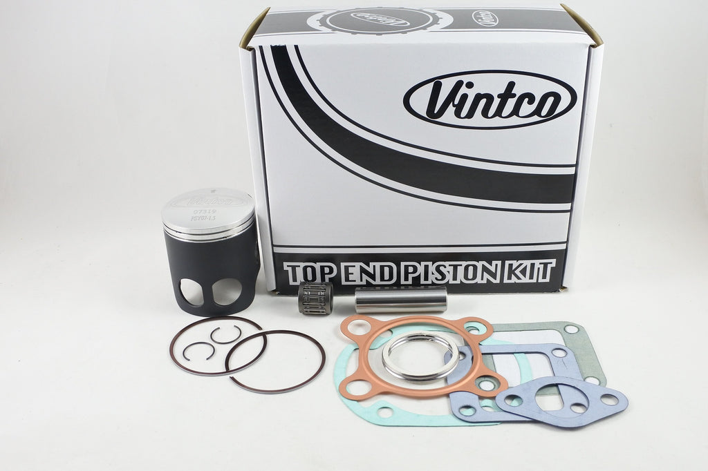 TOP END PISTON KIT 74-75 YAMAHA DT 125 57.5mm 1.5mm OVER VINTCO KTY69-1.5
