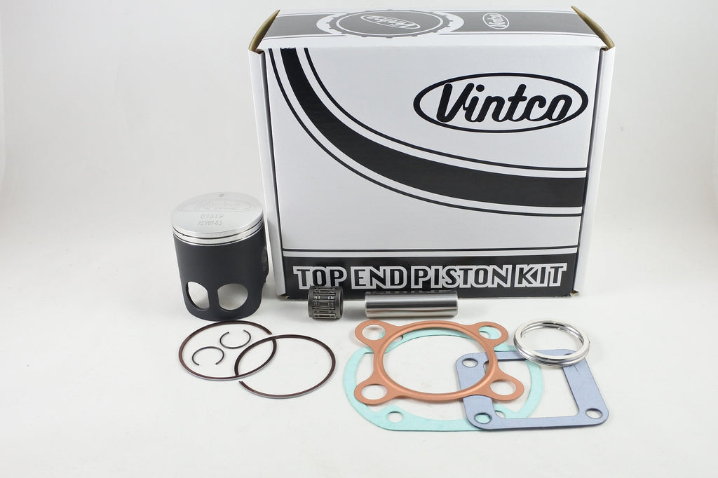 TOP END PISTON KIT 76-76 YAMAHA DT 125 56.5mm +0.5mm OVER VINTCO KTY70-0.5