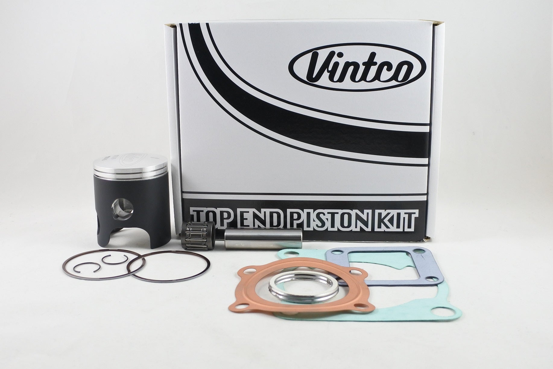 TOP END PISTON KIT 77-81 YAMAHA DT 125 56.5mm OVER VINTCO KTY71-0.5