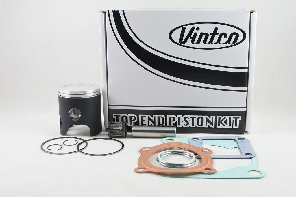 TOP END PISTON KIT 77-81 YAMAHA DT 125 57mm 1.0mm OVER VINTCO KTY71-1.0