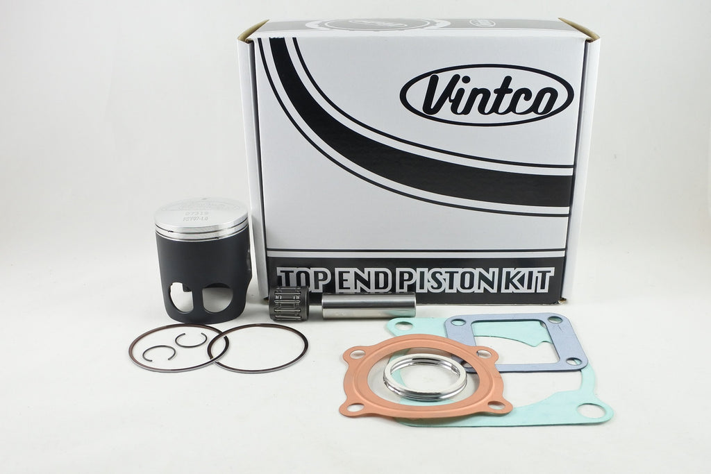 TOP END PISTON KIT 77-81 YAMAHA DT 125 57mm 1.0mm OVER VINTCO KTY71-1.0