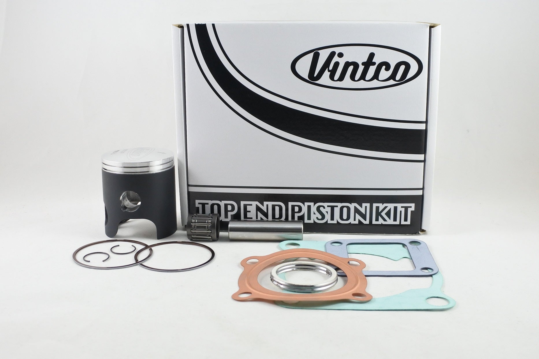 TOP END PISTON KIT 77-81 YAMAHA DT 125 57.5mm 1.5mm OVER VINTCO KTY71-1.5