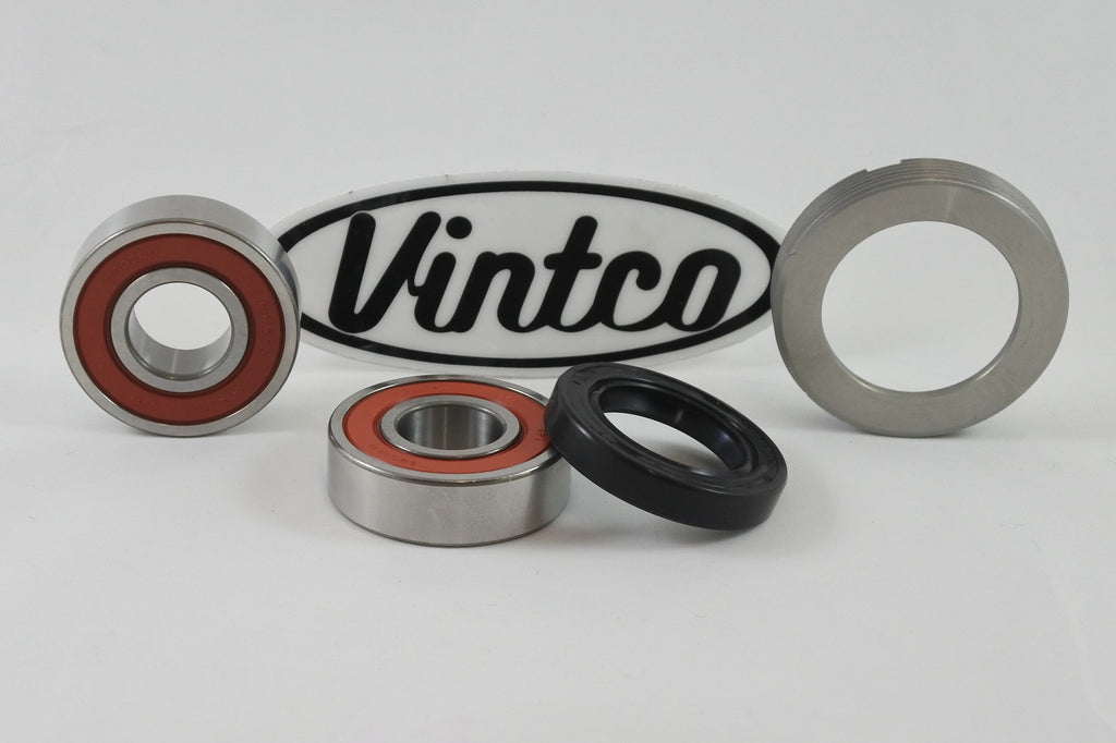 REAR WHEEL BEARING KIT 79-81 HONDA CR 125 RETAINER VINTCO KWR002