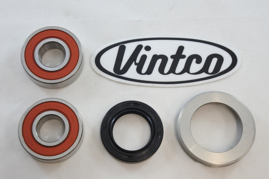 REAR WHEEL BEARING KIT 79-81 HONDA CR 125 RETAINER VINTCO KWR002