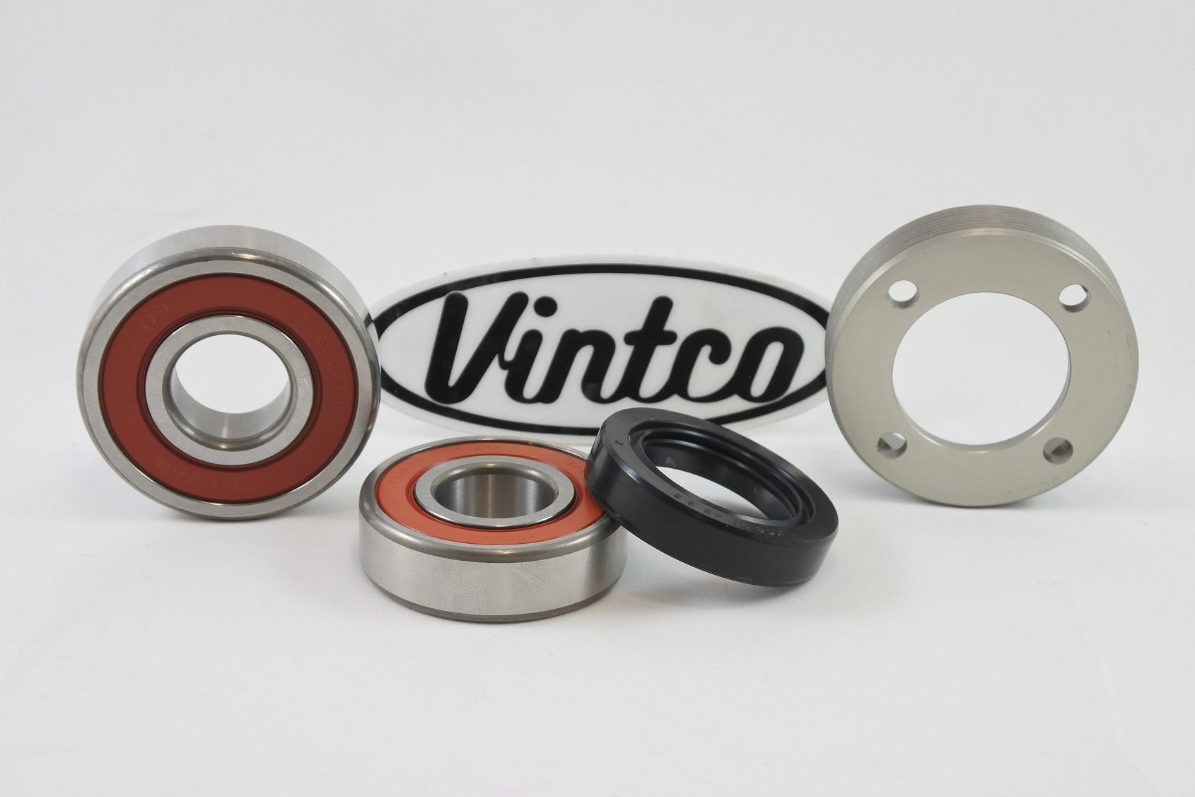 REAR WHEEL BEARING KIT 73-76 HONDA CR MR 250 RETAINER VINTCO KWR003