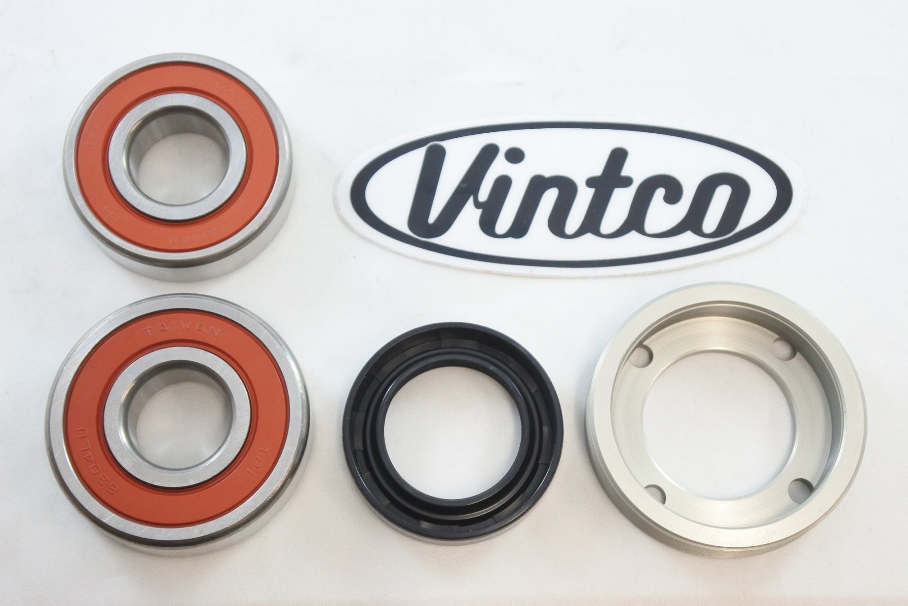 REAR WHEEL BEARING KIT 73-76 HONDA CR MR 250 RETAINER VINTCO KWR003
