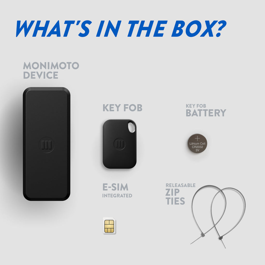 MONIMOTO 9 SMART GPS 5G TRACKER, MOTORCYCLE, ATV, UTV, CAR, UNIVERSAL