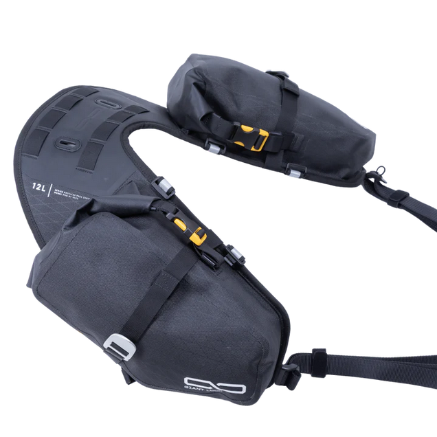MoJavi Saddlebag Rolltop 12L - Black - Giant Loop MSB25-RT-B