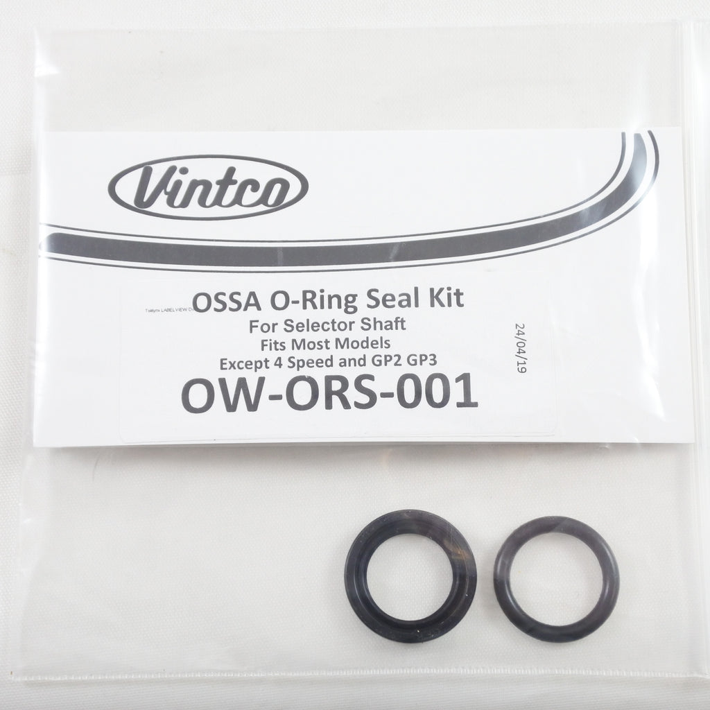 SELECTOR SHAFT O-RING SEAL KIT 70-78 OSSA MOST MODELS VINTCO OW-ORS-001