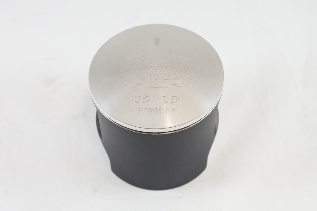 PISTON KIT 70-77 BULTACO ALL 250 72.5mm 0.5mm OVER VINTCO PSB01-0.5