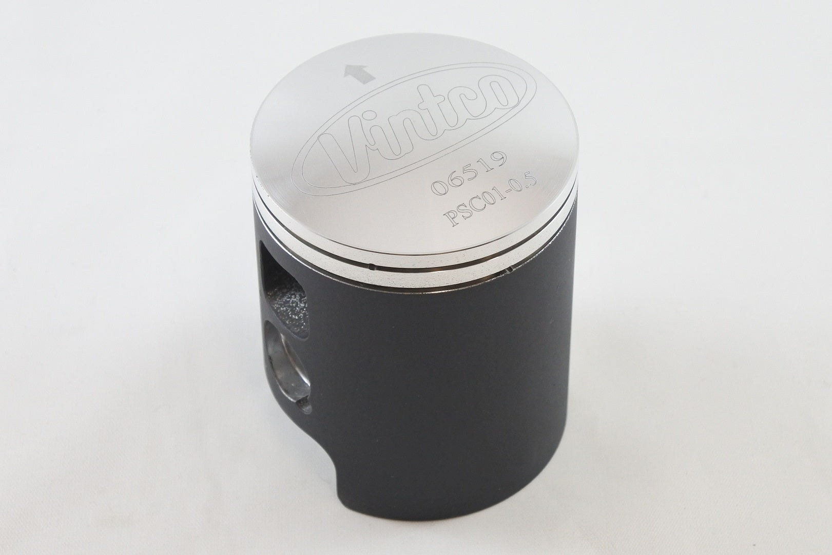 PISTON KIT 72-76 DKW HERCULES MONARK PENTON SACHS 6 SPEED 125 54.5mm +0.50mm OVER VINTCO PSC01-0.5