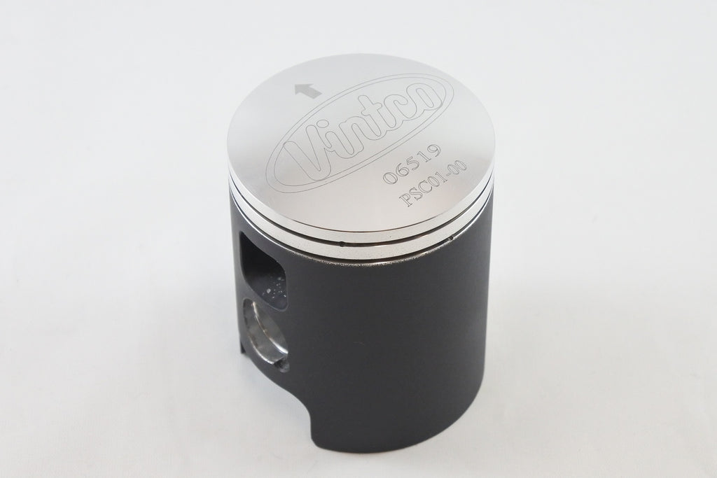 PISTON KIT 72-76 DKW HERCULES MONARK PENTON SACHS 6 SPEED 125 54.0mm STANDARD VINTCO PSC01-00