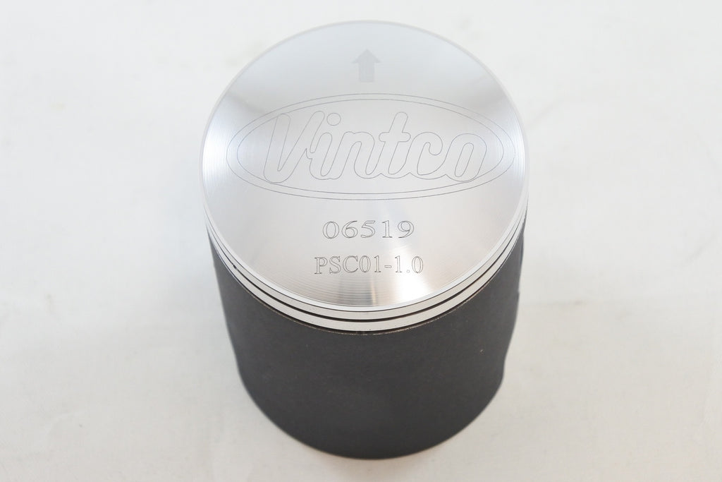 PISTON KIT 72-76 DKW HERCULES MONARK PENTON SACHS 6 SPEED 125 55.0mm VINTCO PSC01-1.0
