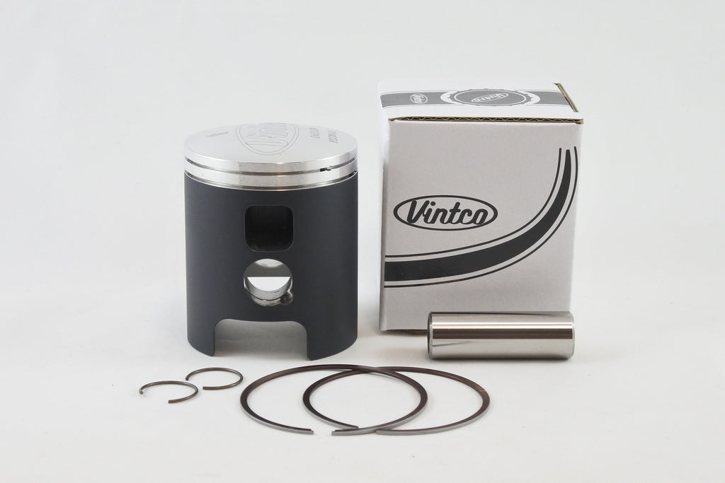 PISTON KIT 72-76 DKW HERCULES MONARK PENTON SACHS 6 SPEED 125 55.5mm 1.5mm OVER VINTCO PSC01-1.5