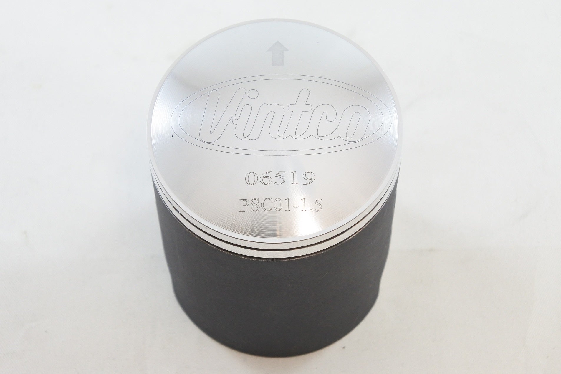 PISTON KIT 72-76 DKW HERCULES MONARK PENTON SACHS 6 SPEED 125 55.5mm 1.5mm OVER VINTCO PSC01-1.5
