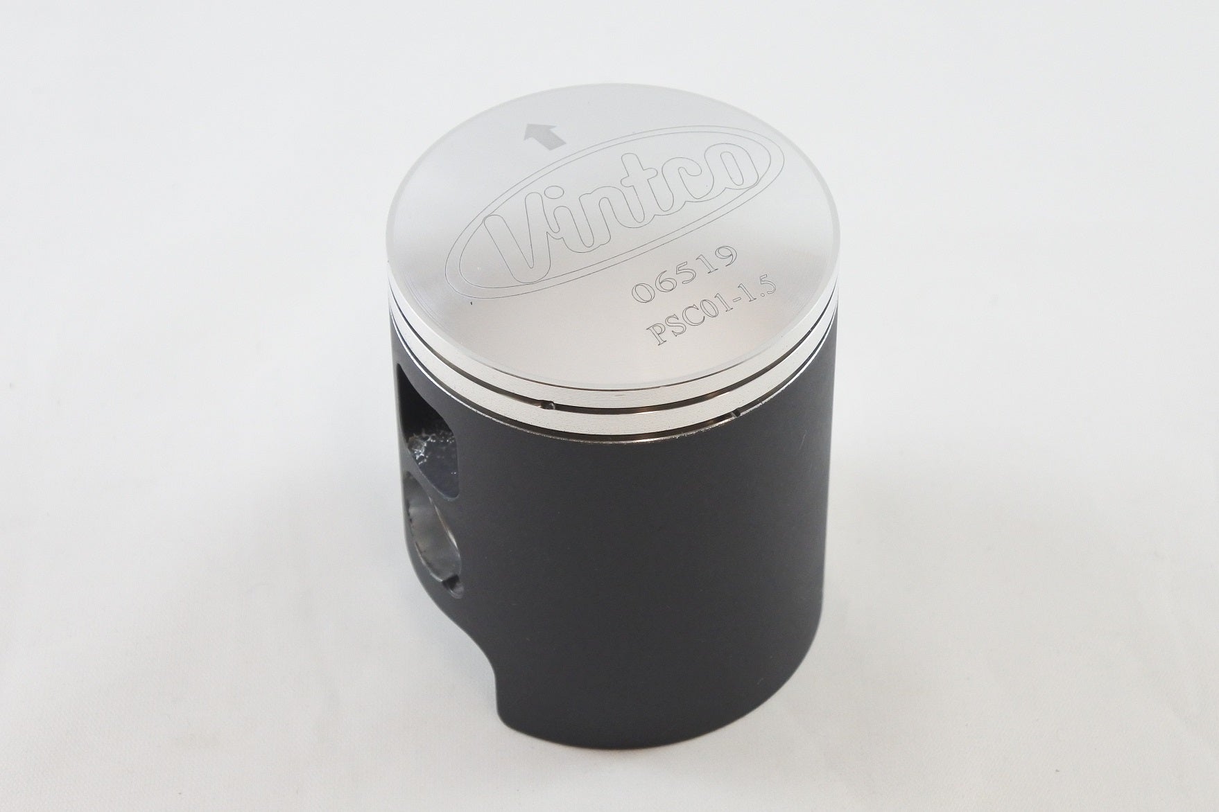 PISTON KIT 72-76 DKW HERCULES MONARK PENTON SACHS 6 SPEED 125 55.5mm 1.5mm OVER VINTCO PSC01-1.5