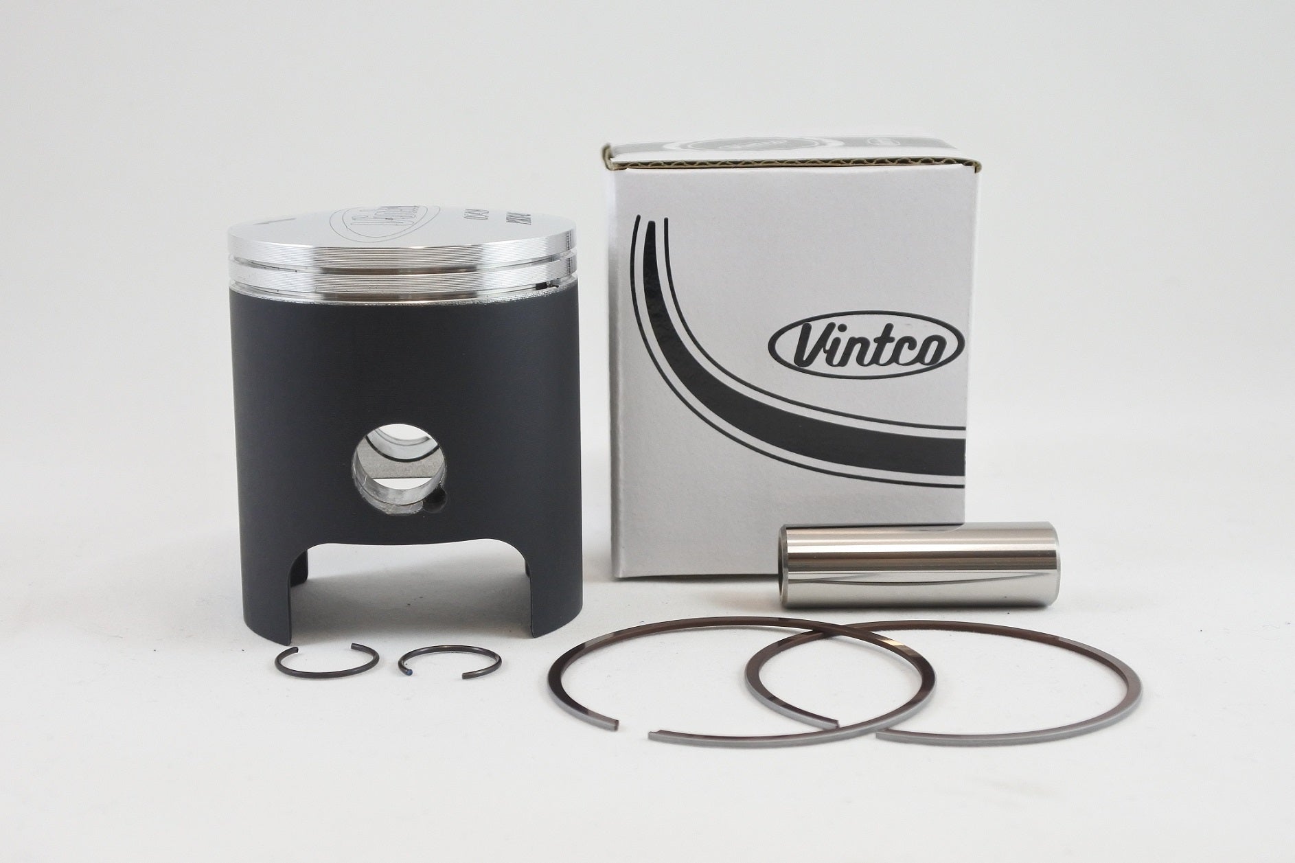 PISTON KIT 74-84 KAWASAKI K D E S 125 56.5mm 0.5mm OVER VINTCO PSK07-0.5