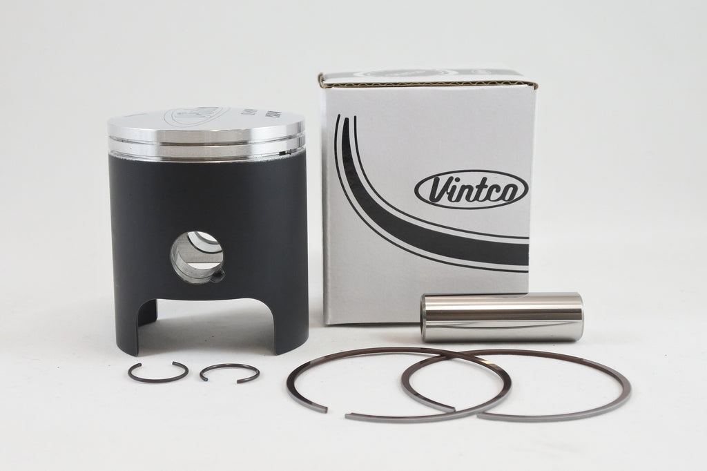 PISTON KIT 74-84 KAWASAKI KD KE KS 125 56.0mm STANDARD VINTCO PSK07-00