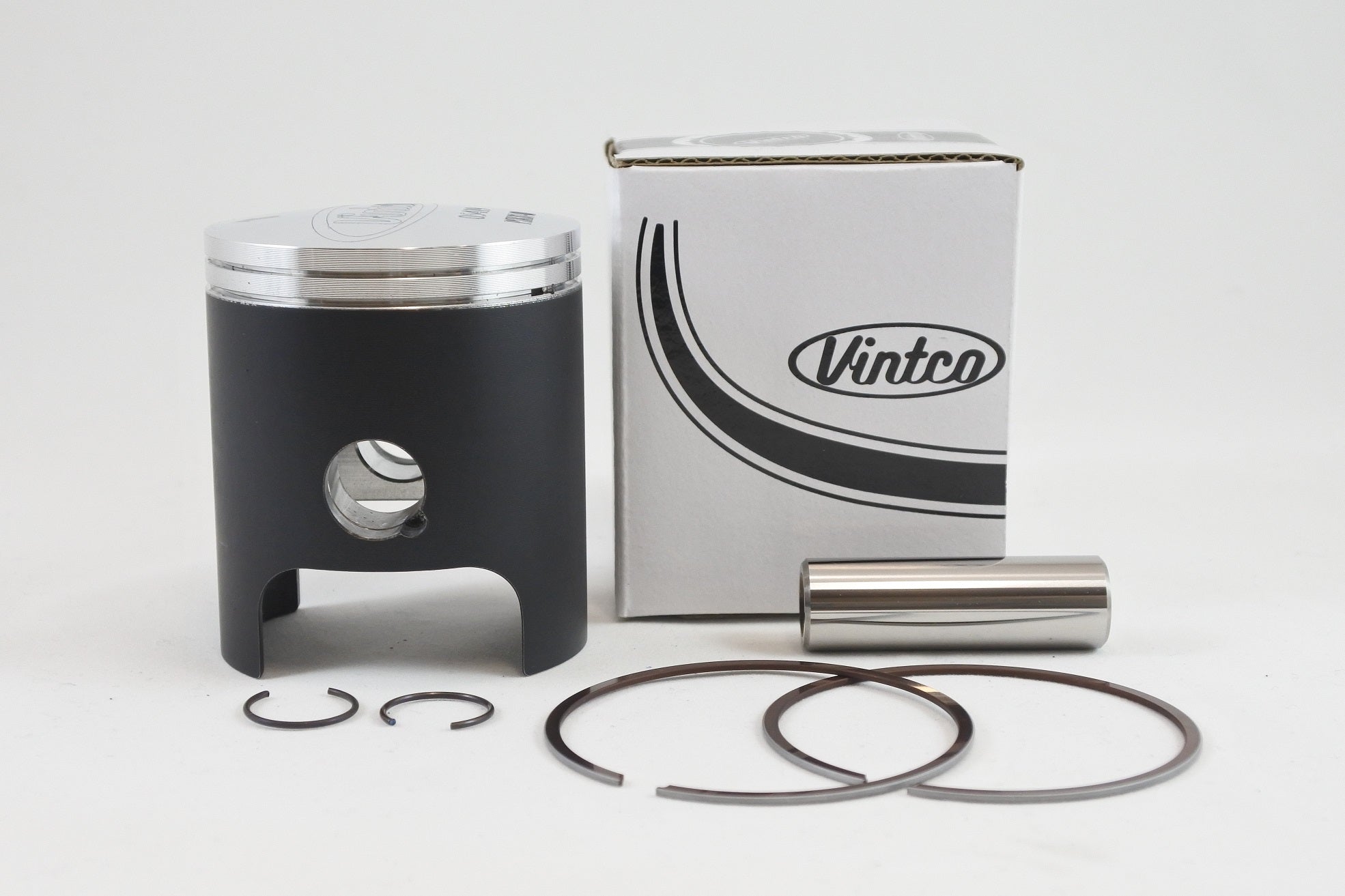 PISTON KIT 74-84 KAWASAKI KD KE KS 125 56.0mm STANDARD VINTCO PSK07-00