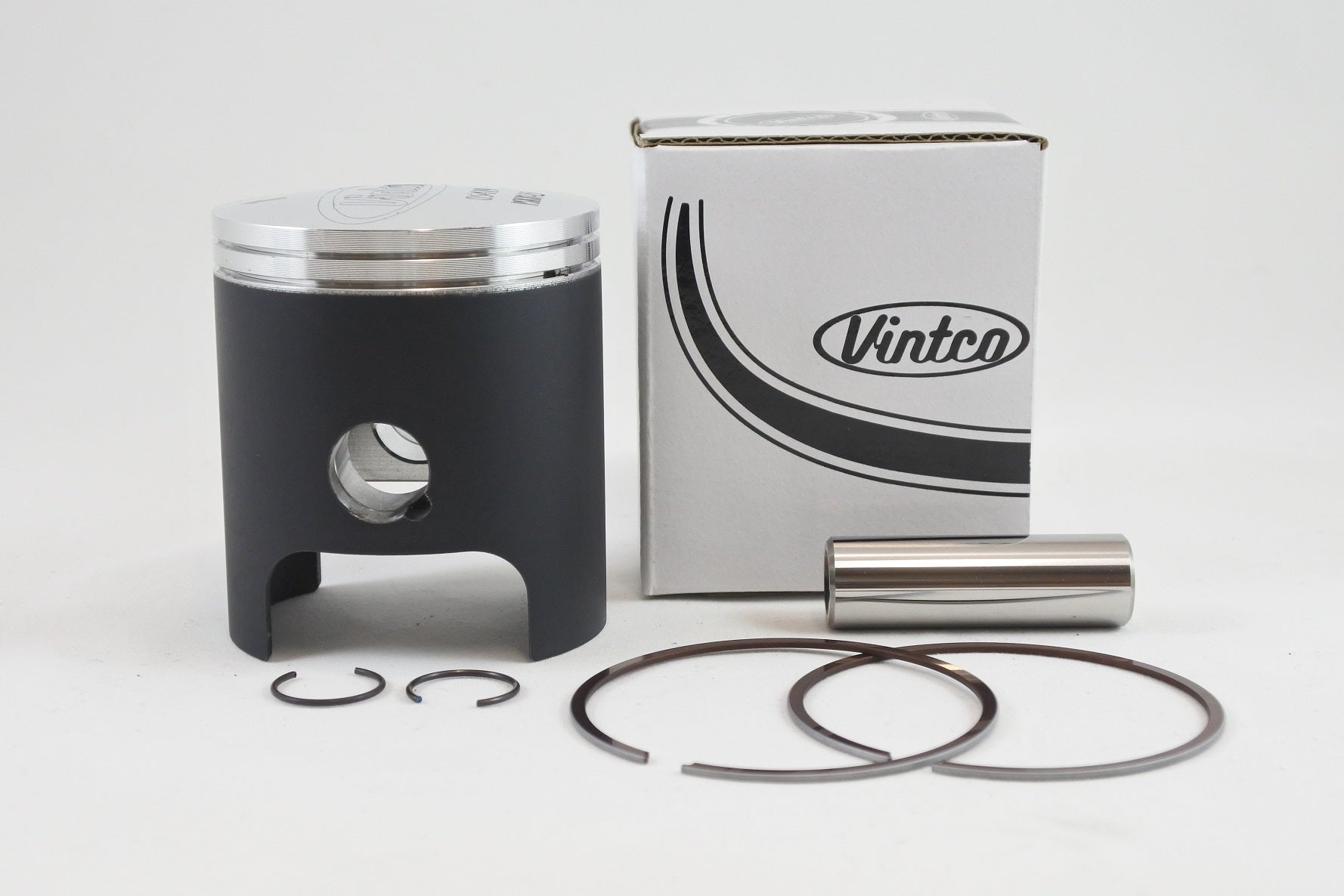 PISTON KIT 74-84 KAWASAKI KD KE KS 125 57.5mm OVER VINTCO PSK07-1.5